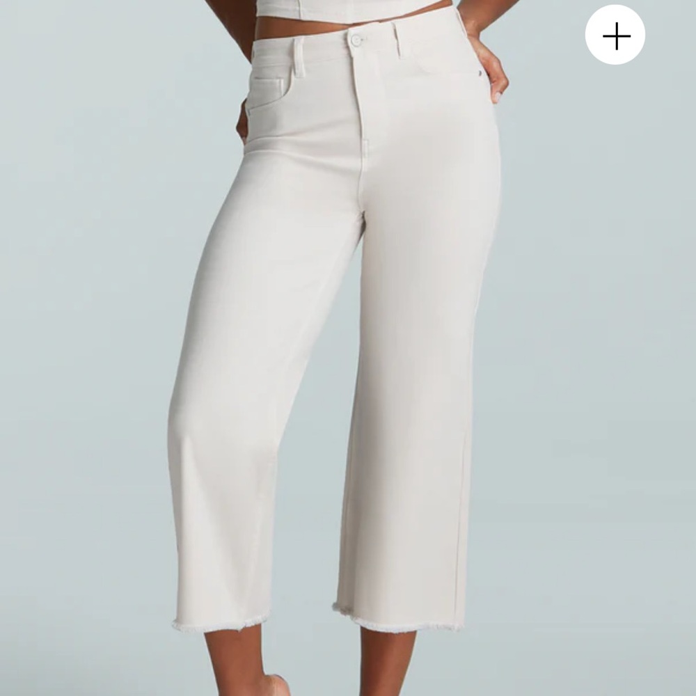 Commando Do It All Denim™ High-Rise Cropped Wide Leg